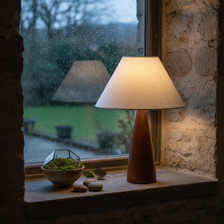 RusticaGlow | Cozy Elegant Ambient Light Lamp for Bedroom & Living Room 6