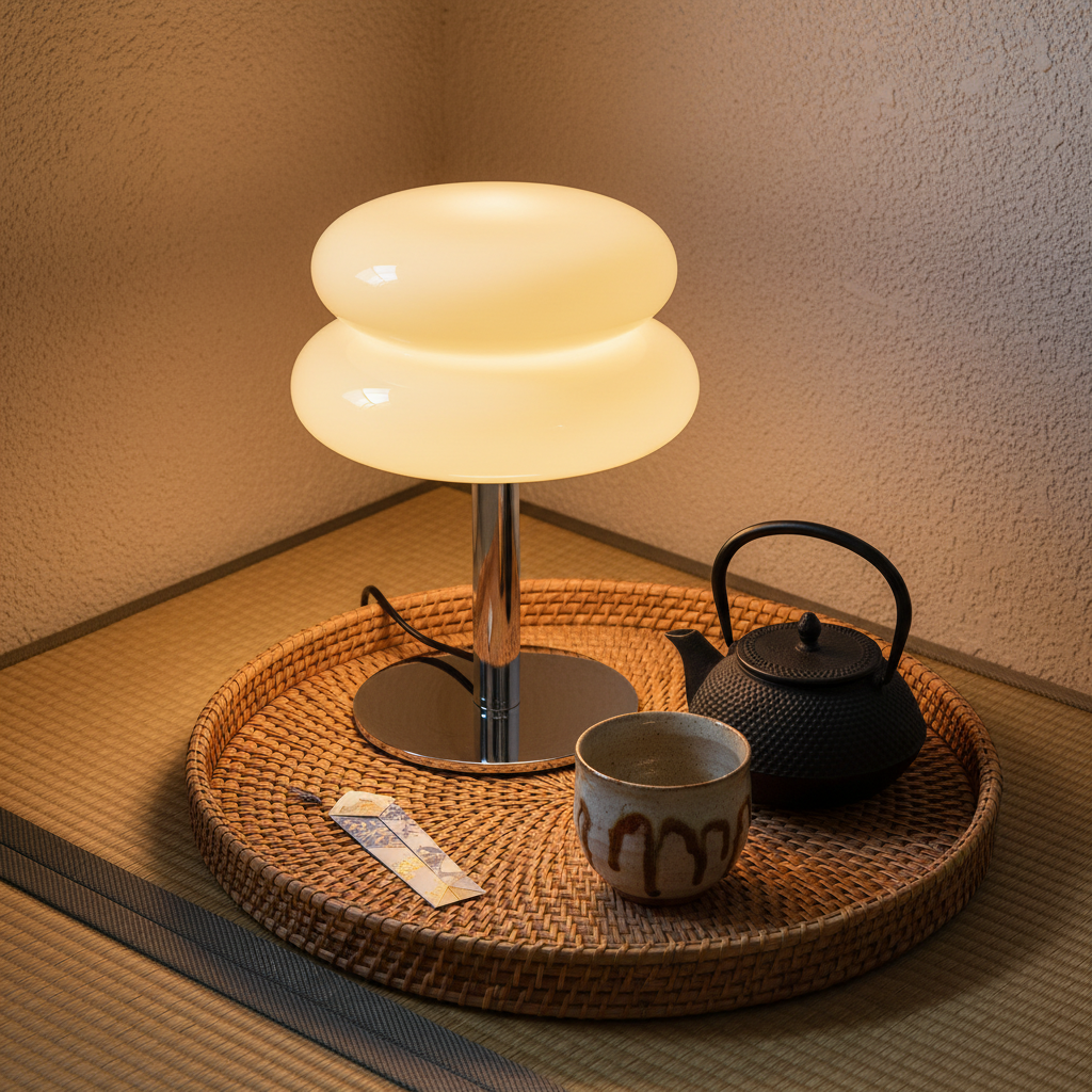 MacaronGlow | Elegant Colorful Glass Bedside Table Lamp for Ambient Lighting 27