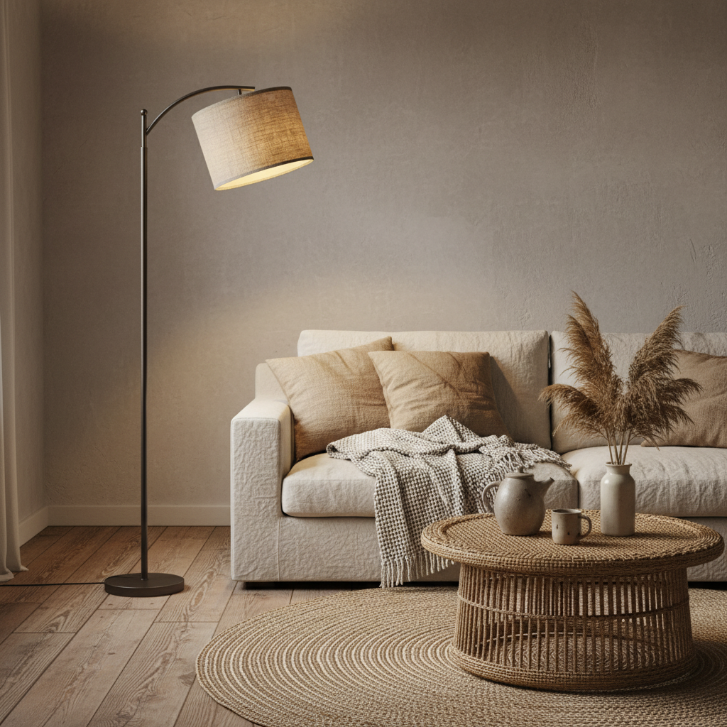 BronzeAura | Stylish Modern Industrial Floor Lamp for Living Room 5