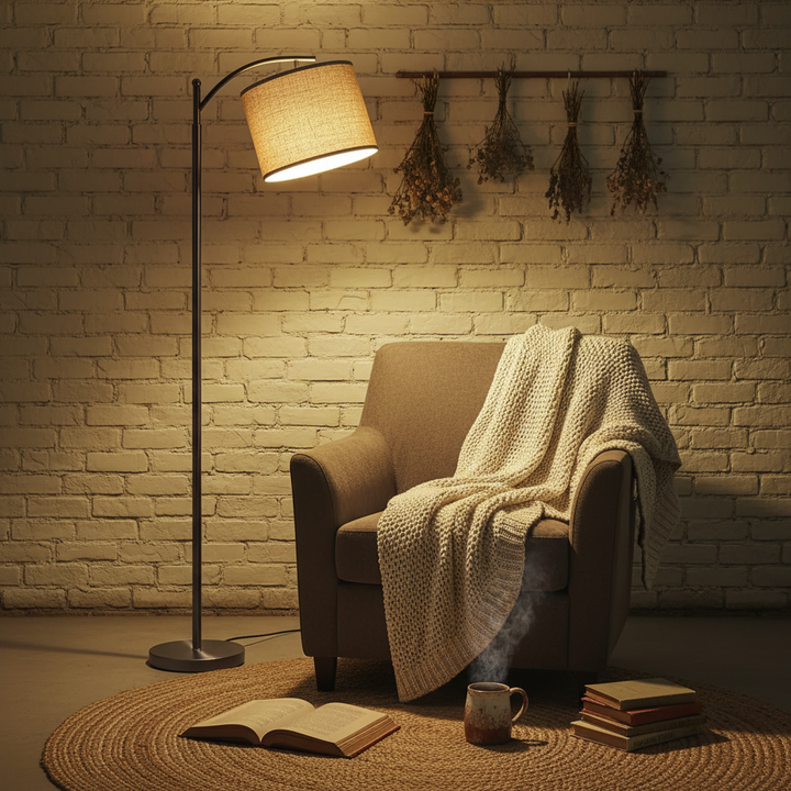 BronzeAura | Stylish Modern Industrial Floor Lamp for Living Room 7