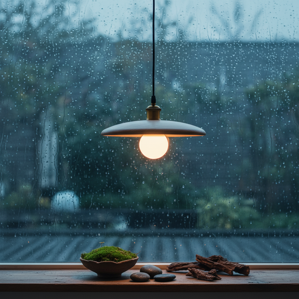 WoodenAura | Elegant Retro Wooden Pendant Light for Kitchen Lighting 5