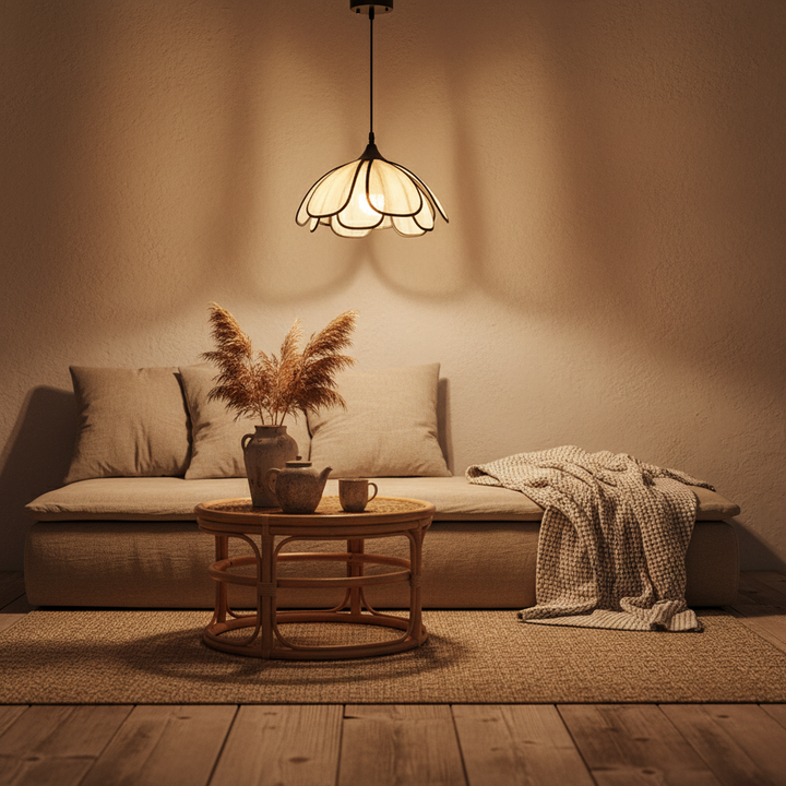 LotusGlow | Elegant Modern Chandelier Light Fixture for Living Room 4