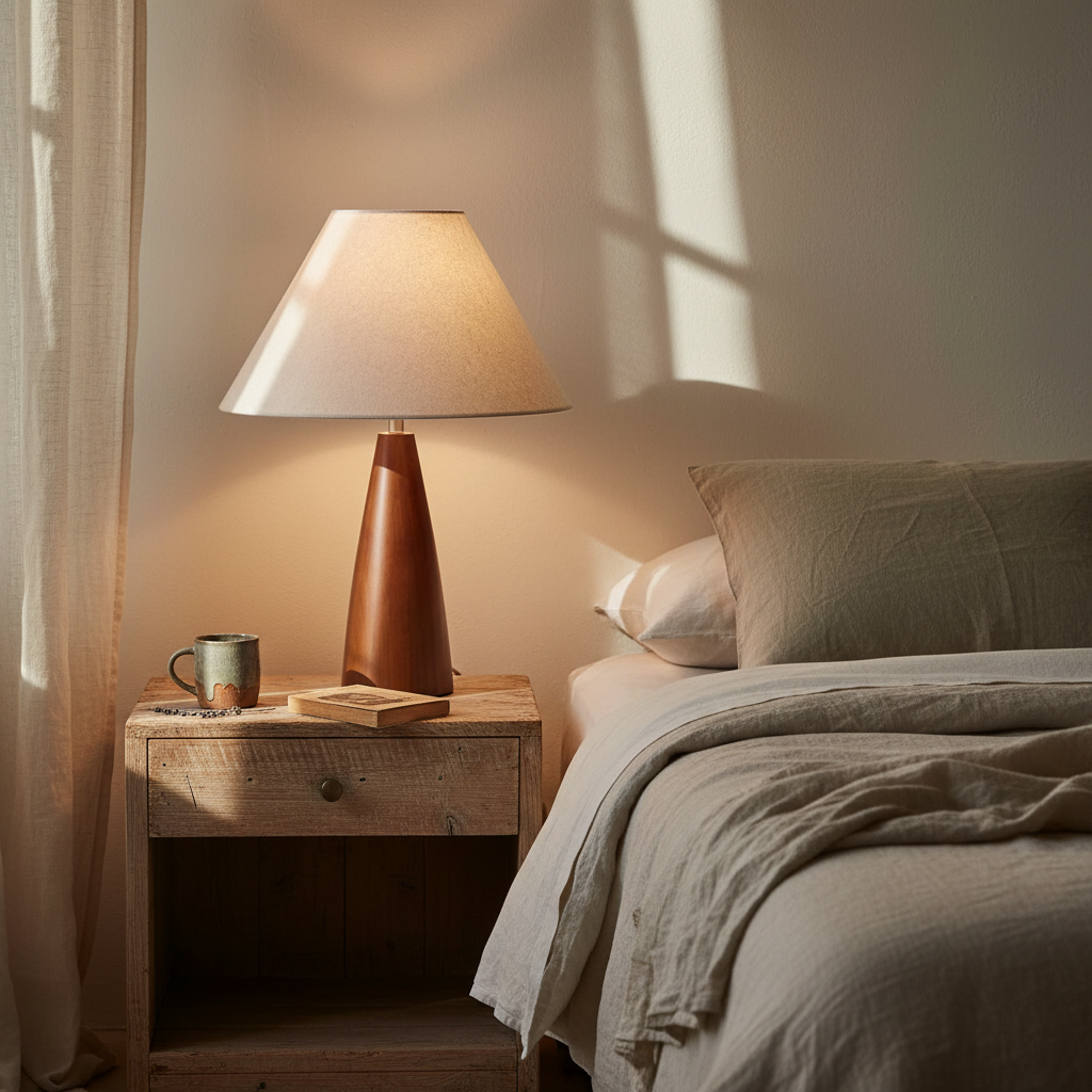 RusticaGlow | Cozy Elegant Ambient Light Lamp for Bedroom & Living Room 4