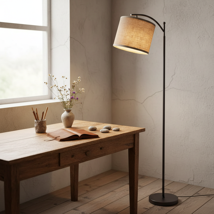 BronzeAura | Stylish Modern Industrial Floor Lamp for Living Room 3