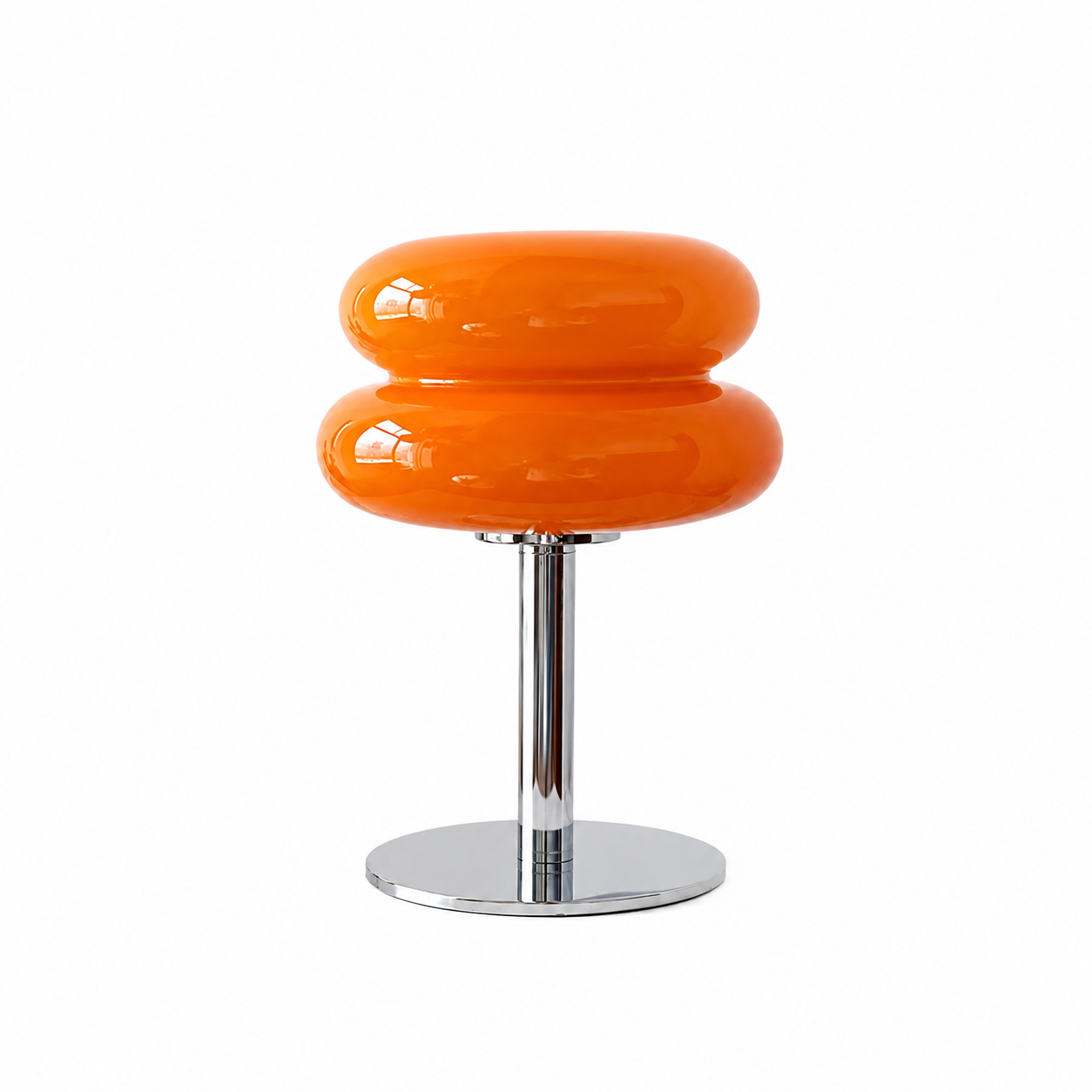 MacaronGlow | Elegant Colorful Glass Bedside Table Lamp for Ambient Lighting 1