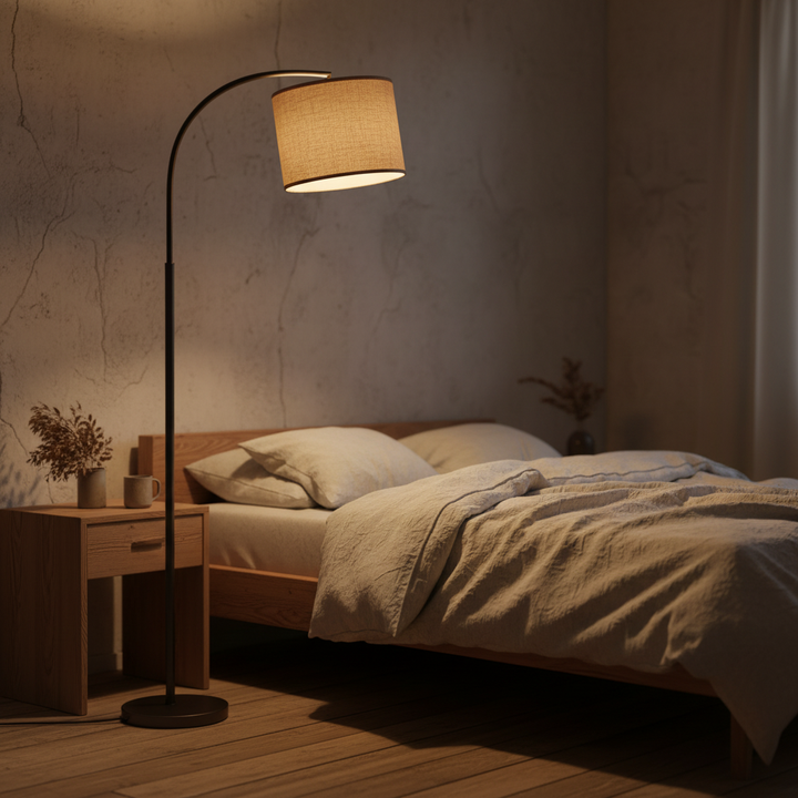 BronzeAura | Stylish Modern Industrial Floor Lamp for Living Room 6