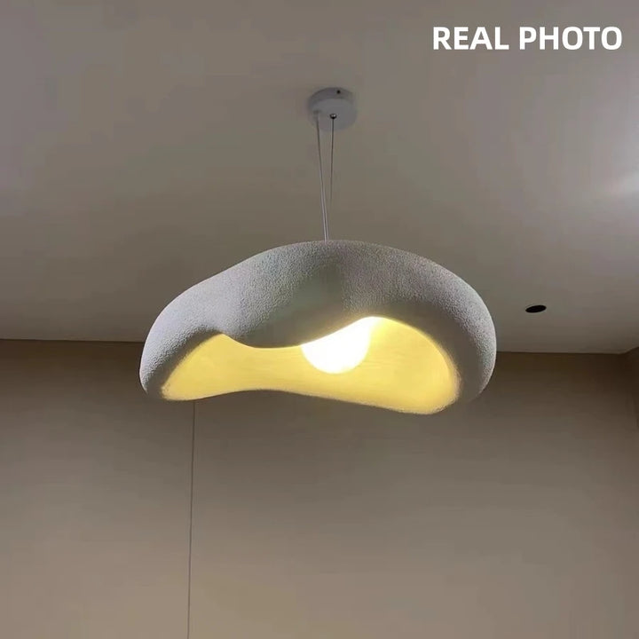 Dining Room Wabi Sabi G9 Led Pendant Lights New Creamy Style Suspend Lamp Bar Lustre Droplight Home Decor Hanging Lamps Fixture