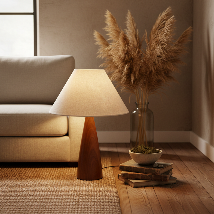 RusticaGlow | Cozy Elegant Ambient Light Lamp for Bedroom & Living Room 5