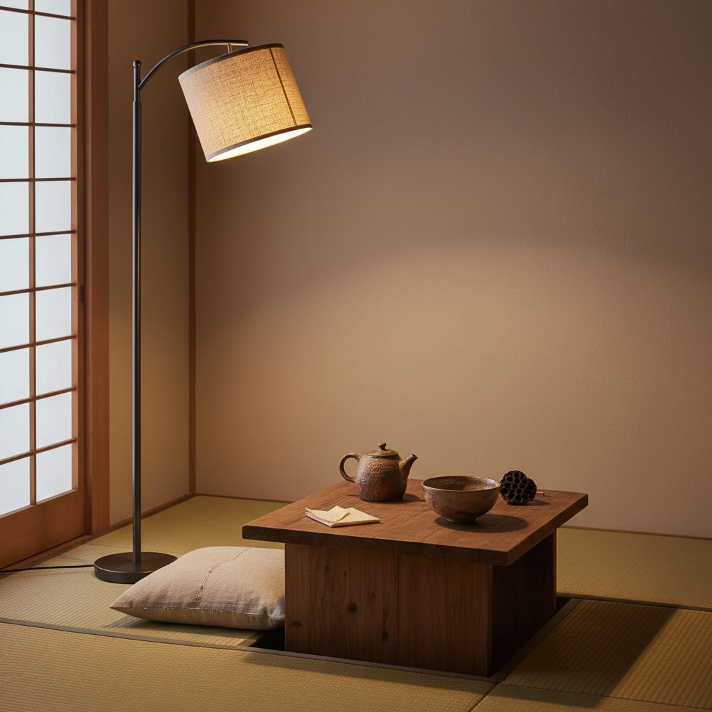 BronzeAura | Stylish Modern Industrial Floor Lamp for Living Room 2