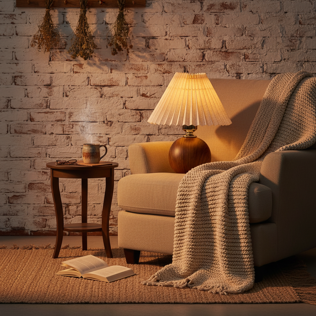 NordicGlow | Cozy Elegant Pleated Table Lamp for Living Room & Bedroom 6