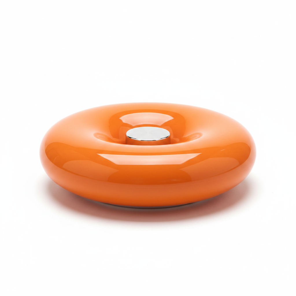 Cozy LED Table Lamp | Dimmable Donut Design for Ambient Bedroom Lighting 1
