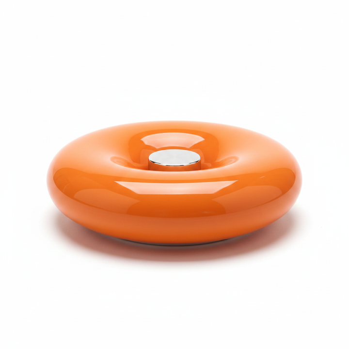 Cozy LED Table Lamp | Dimmable Donut Design for Ambient Bedroom Lighting 1