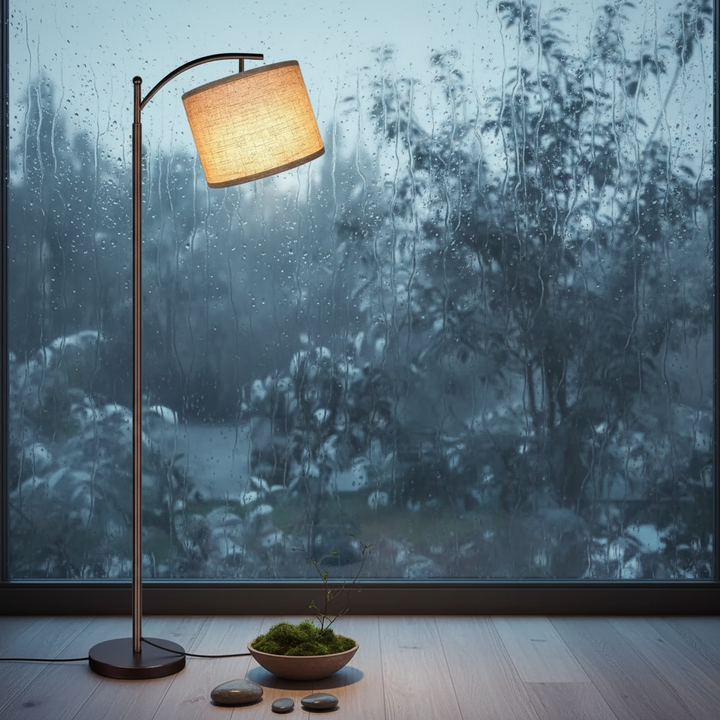 BronzeAura | Stylish Modern Industrial Floor Lamp for Living Room 4