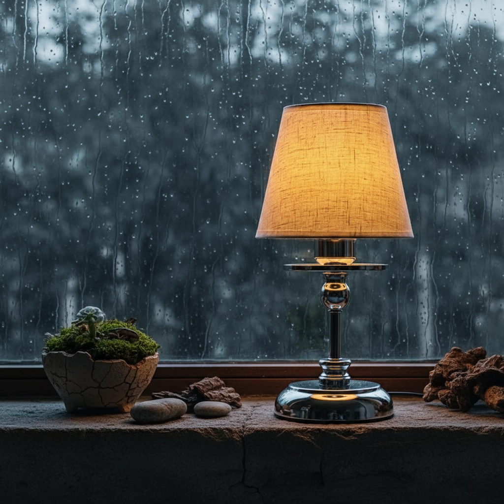 Retro Tri-Color Desk Lamp | Adjustable Brightness & Compact Design for Home Office or Bedside 2