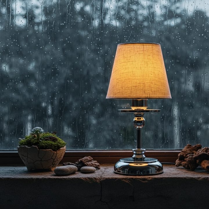 Retro Tri-Color Desk Lamp | Adjustable Brightness & Compact Design for Home Office or Bedside 2